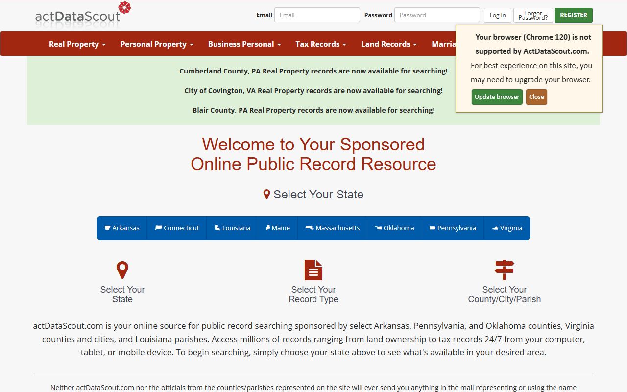 Miller County property records search for Texarkana Arkansas property taxes