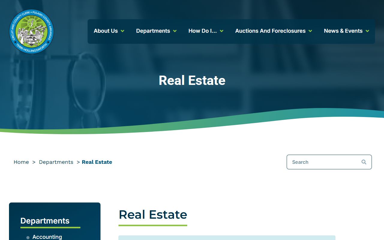 ACTDataScout Pulaski County property records search for Little Rock Arkansas