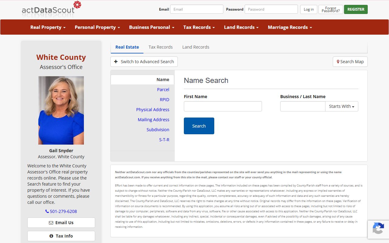 Washington County property tax records online search for Fayetteville Arkansas